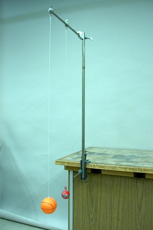 Pendulum damped by air